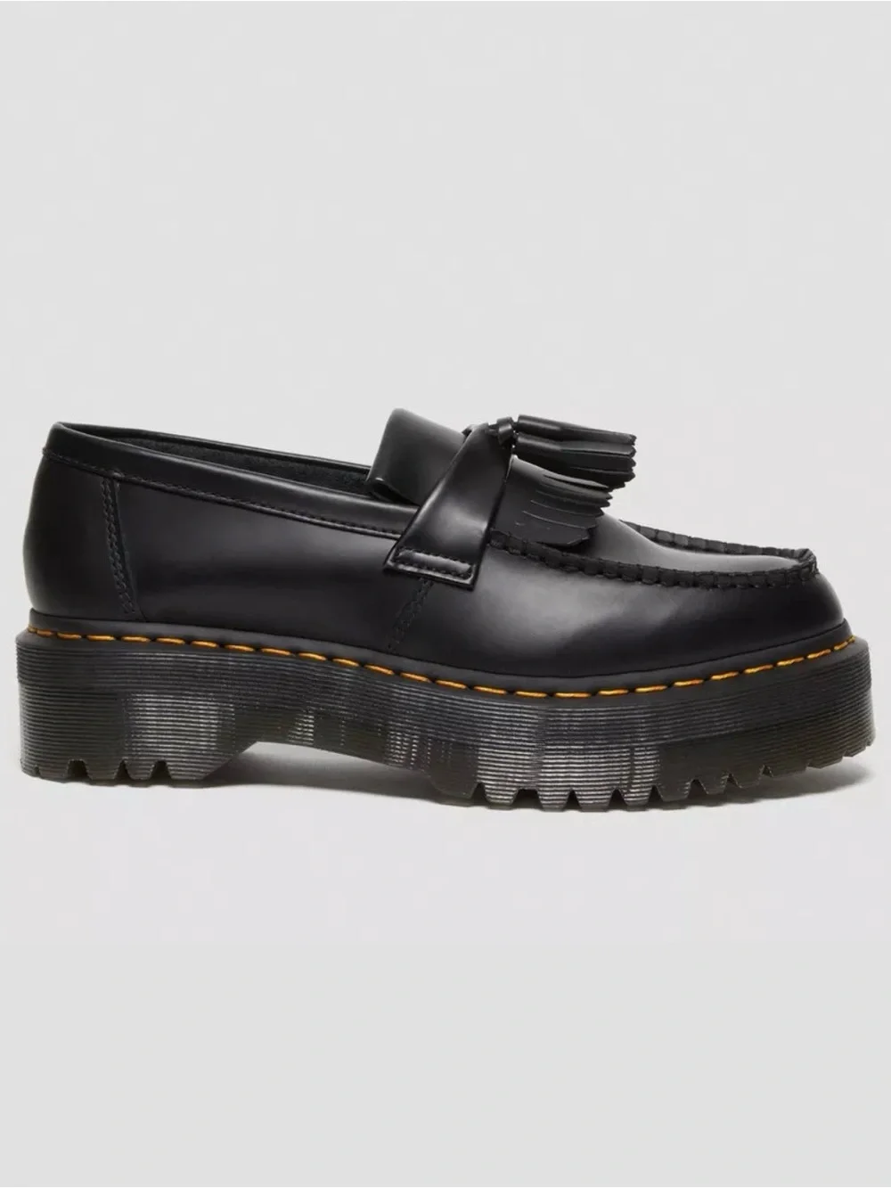Dr. Martens Black Adrian Quad Leather Loafers/NWOT
